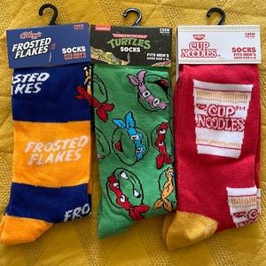 MENS 3 pair NOVELTY SOCKS